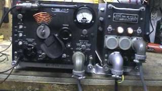 ARR7  R45 WWII Aircraft Receiver with Motor Sweep Tuning [upl. by Nedry]