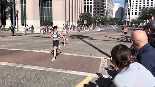 Women’s US Olympic Marathon Trials 2024 25mi  whole field O’Keeffe Sisson Lindwurm McLain [upl. by Drofnats]