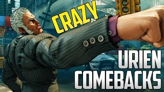 SFV S1 ▰ Crazy  Unbelievable Urien Comebacks  Street Fighter V  5 [upl. by Sapers893]