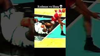 Dennis Rodman vs Shaquille ONeal shorts [upl. by Afinom]