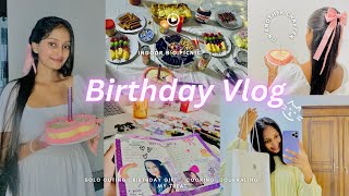 MY BIRTHDAY VLOG 🎀🎂 මගේ දවස  Solo Outing Indoor Birthday Picnic🍱 Birthday treat birthday vlog [upl. by Cleodel]