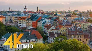 4K Lublin Poland  Cities of the World  Urban Life Documentary Film [upl. by Willing]