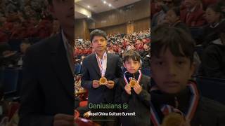 Geniusians  Nepal China Culture Summit 2080 [upl. by Ezalb]