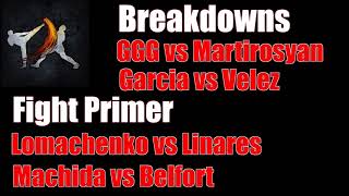 Striking Thoughts  GGG vs Martirosyan Garcia vs Velez Lomachenko vs Linares Machida vs Belfort [upl. by Isla89]