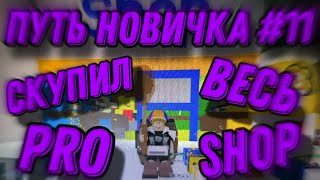 R ПУТЬ НОВИЧКА 11 СКУПИЛ ВЕСЬ PRO SHOP • Bee Swarm Simulator Roblox [upl. by Idihc]