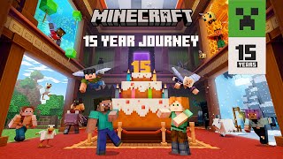 Free Minecraft 15 Year Anniversary Map [upl. by Llerdnad749]