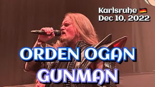 Orden Ogan  Gunman Knock Out Festival Karlsruhe🇩🇪 December 10 2022 LIVE HDR 4K [upl. by Mireille]