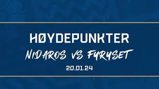 Nidaros Hockey vs Furuset 20 januar 2024 [upl. by Pearman227]