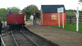 The first passenger train to operate on the trackbed of the Southwold Railway since 1929 Video 1 [upl. by Octavie598]