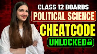 Class 12 Political Science SMART STRATEGY 😱🔥 Boards 2024  Cover syllabus like this💯MUST WATCH ✅ [upl. by Ludovico]