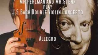 Itzhak Perlman and Isaac Stern play Bach Double Concerto 3 [upl. by Ative]