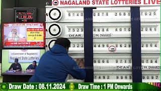 LOTTERY LIVE 1PM TODAY 08112024  Morning Nagaland Lottery Sambad LIVE [upl. by Varney]