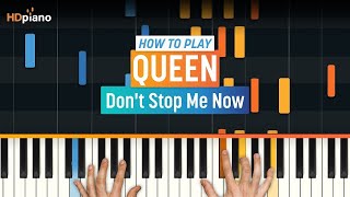 Piano Tutorial for quotDont Stop Me Nowquot by Queen  HDpiano Part 1 [upl. by Namijneb]