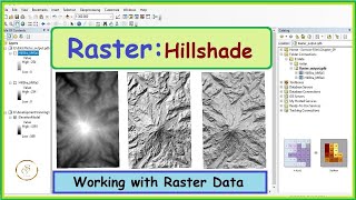 ArcMap Surface Tools Crafting Dynamic Hillshades  3  GISSchools [upl. by Eileek]