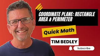 Coordinate Plane Rectangle Area amp Perimeter [upl. by Moses451]