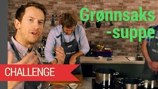 Grønnsakssuppe challenge  Posesuppe vs hjemmelaget suppe [upl. by Ehud]