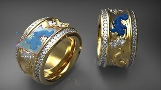 3D Jewellery Design Software  ArtCAM JewelSmith [upl. by Darius]