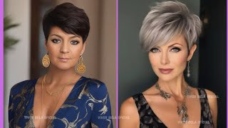 TOP 10 CORTES DE CABELO CURTO FEMININO 50 ANOS TENDÊNCIA 2024 [upl. by Ariik58]