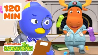 Inspector Pablo Finds Worman  Alien Uniqua Uses Laser Powers  2 Hours  The Backyardigans [upl. by Yensehc]