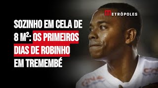 Sozinho em cela de 8 m² os primeiros dias de Robinho em Tremembé [upl. by Annawak326]