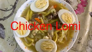 V106 Chicken Lomi Recipe  Cooking  OFW in Saudi Arabia Lomi nohell [upl. by Vtehsta]