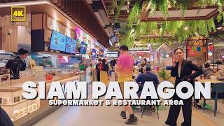 Bangkok SIAM PARAGON  Beautiful Super market amp Restauranr area in Bangkok3 November 2024 [upl. by Pauletta570]