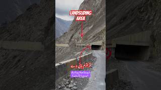 Tunnel on Landslide Area  landsliding landslide dangerousroad lehmanaliroad lehladakh nagar [upl. by Chantal239]