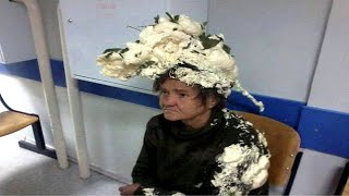 Woman Confuses Spray Foam Insulation for Mousse [upl. by Colbert923]