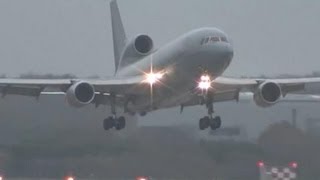 ✈HD Lockheed L1011 Royal Air Force KC1 landing  Hamburg [upl. by Farkas]