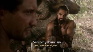 Game of Thrones 1x8 Khal Drogo vs Mago [upl. by Ostraw411]