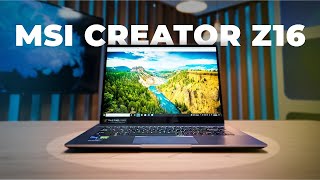 MSI Creator Z16 Review  The Laptop Creators Are Looking For [upl. by Courcy]