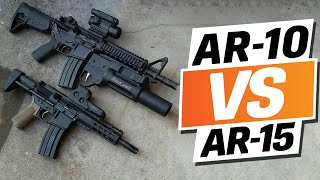 AR10 Vs AR15 Here is the Best Rifle Battle winner [upl. by Charbonneau405]