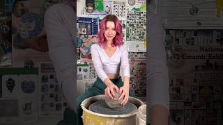 Pottery asmr potterygirl ceramics pottery [upl. by Nnylorac]