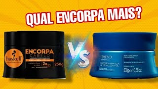 Batalha de máscarasHaskell Encorpa Cabelo X Amend Redensifica e Encorpa Qual a melhor [upl. by Nnylcaj]