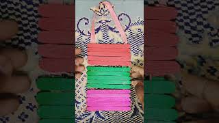 Div Home made Hanging trending doityourselfcrafts stick papercraft diy wallhanging [upl. by Cirdor678]