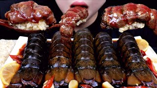 ASMR SOY SAUCE RAW LOBSTER 간장 랍스터장 리얼사운드 먹방 EATING SOUND MUKBANG [upl. by Boigie]