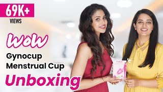 Gynocup Reusable Menstrual Cup Unboxing and Review [upl. by Ynomrah892]