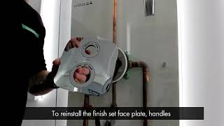 Hansgrohe iBox Faceplate and Handle Removing Tutorial [upl. by Tuck196]