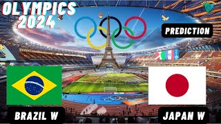 Brazil vs Japan Live Stream Womens Olympic 2024 Commentary Score amp Highlights [upl. by Frame631]