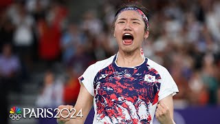 South Korea SMASHES its way to Olympic gold in womens badminton  Paris Olympics  NBC Sports [upl. by Eiramnaej513]