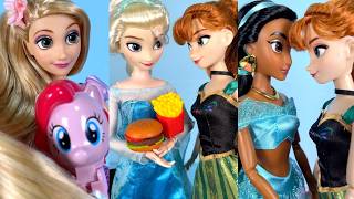 50DISNEY PRINCESS Frozen Elsa and Anna  Let it Go  Jack World funny video😂Disney Best TikTok😂 [upl. by Dardani]