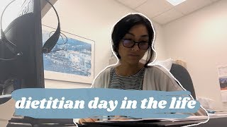 DAY IN THE LIFE as a CLINICAL DIETITIAN  FAQ [upl. by Ahsieken277]