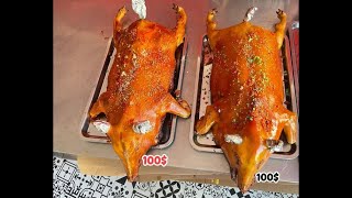 Wow delicious BBQ  whole pig grill mouth watering shorts viralvideo bbq [upl. by Nimad]