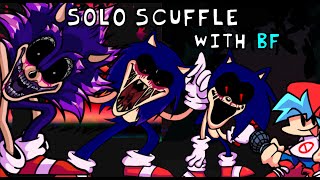 Solo Scuffle Triple Trouble but with only SonicEXEXenophane  FNF SonicEXE 20 [upl. by Byron]