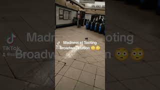 Madness at Tooting Broadway subway station London is a dump😳😳😳 [upl. by Annoet]