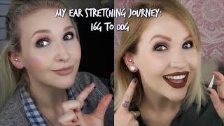 My Ear Stretching Journey 16g to 00g [upl. by Dunlavy307]