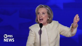 WATCH Hillary Clinton says ‘the future is here’ at 2024 Democratic National Convention  Night 1 [upl. by Walrath]