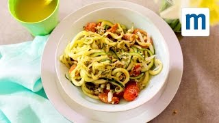 Superquick courgette spaghetti  Annabel Karmels Busy Mums Cookbook [upl. by Caren]