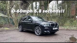 BMW X3 30d M Sport 2018 XDRIVE Review  Better than you think [upl. by Atsyrk393]