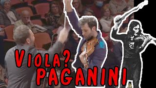 PAGANINI VIOLA CONCERTO [upl. by Dinse]